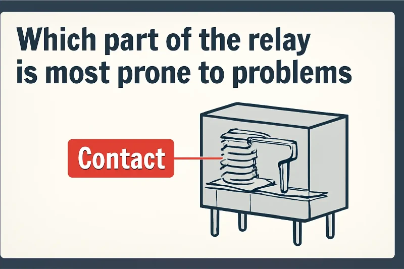 Which part of the relay is most prone to problems Which part of the relay is most prone to problems